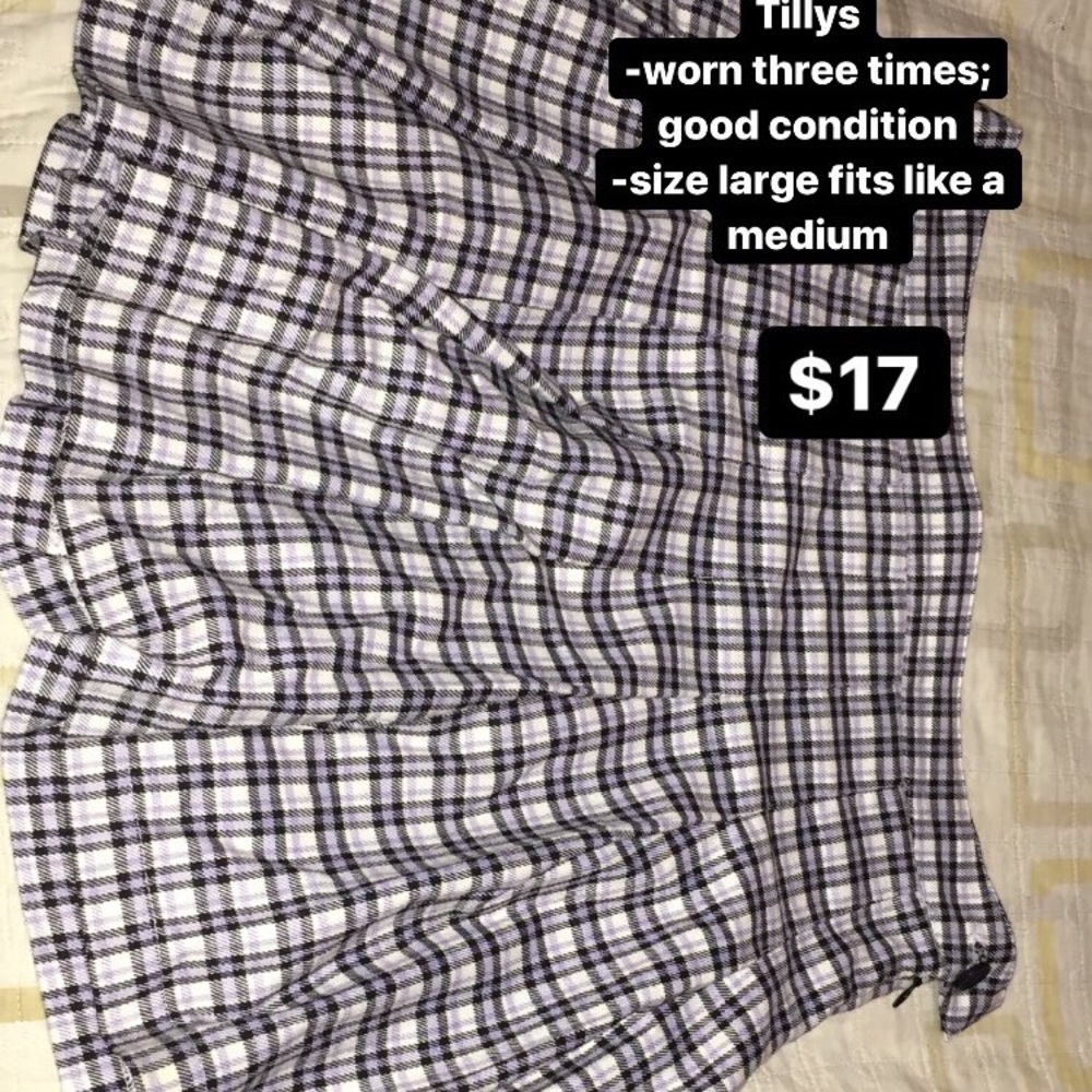 Pleated skirt from Tillys💜